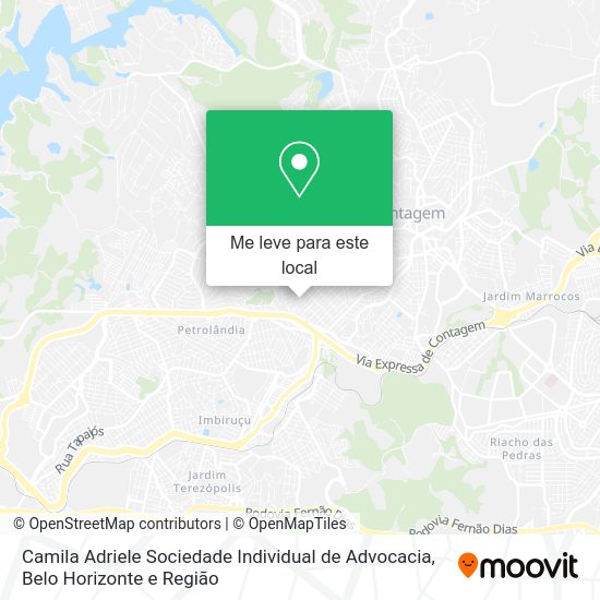 Camila Adriele Sociedade Individual de Advocacia mapa
