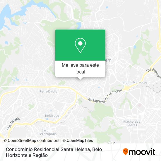 Condomínio Residencial Santa Helena mapa