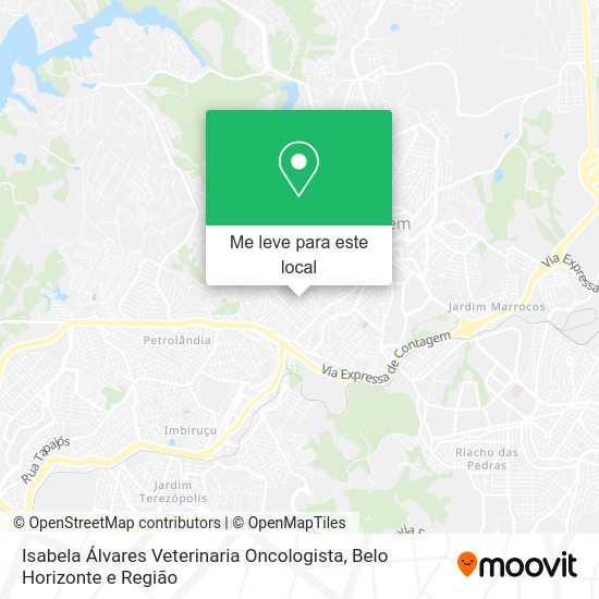 Isabela Álvares Veterinaria Oncologista mapa
