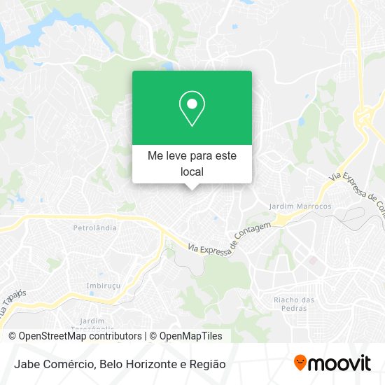 Jabe Comércio mapa