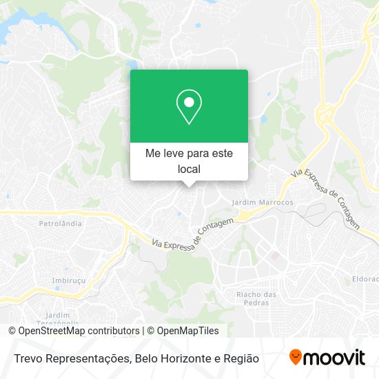 Trevo Representações mapa