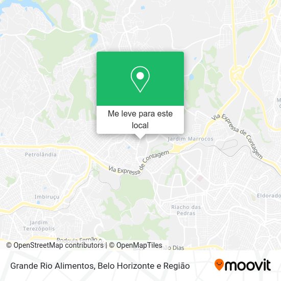Grande Rio Alimentos mapa