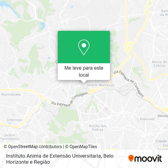 Instituto Anima de Extensão Universitaria mapa