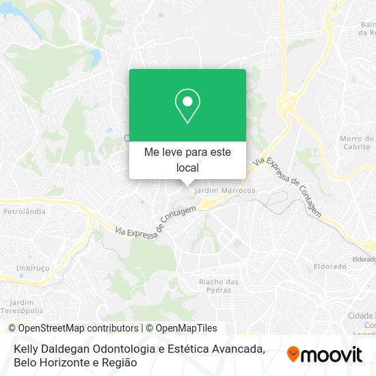 Kelly Daldegan Odontologia e Estética Avancada mapa