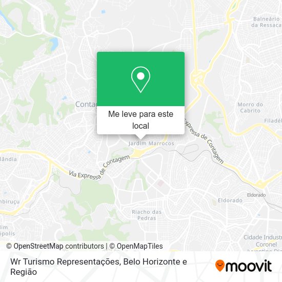 Wr Turismo Representações mapa