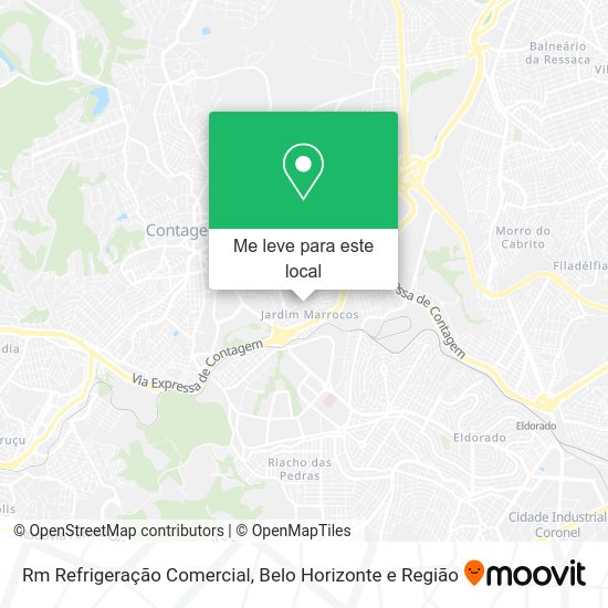 Rm Refrigeração Comercial mapa