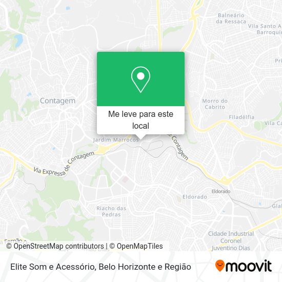 Elite Som e Acessório mapa