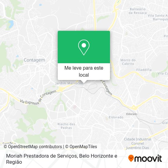 Moriah Prestadora de Serviços mapa