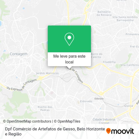 Dpf Comércio de Artefatos de Gesso mapa