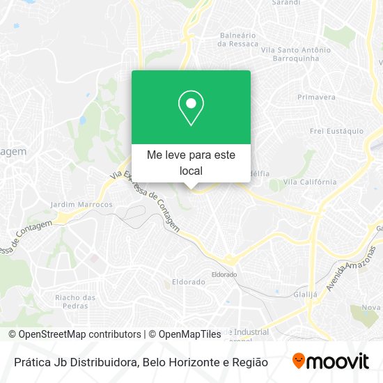 Prática Jb Distribuidora mapa