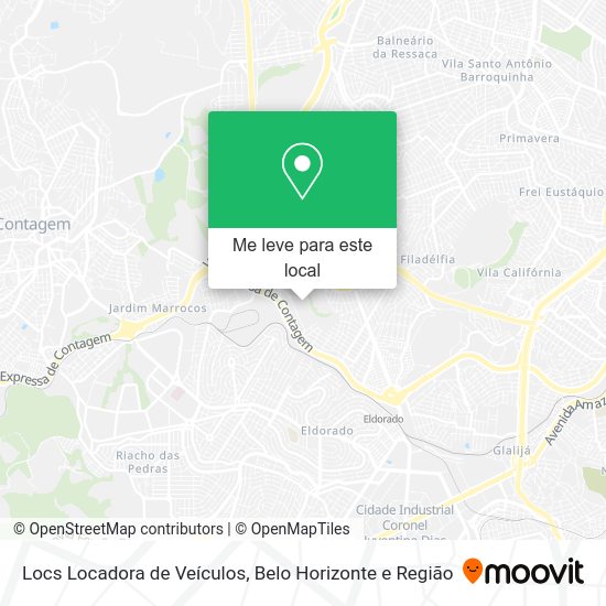 Locs Locadora de Veículos mapa