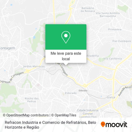Refracon Industria e Comercio de Refratários mapa