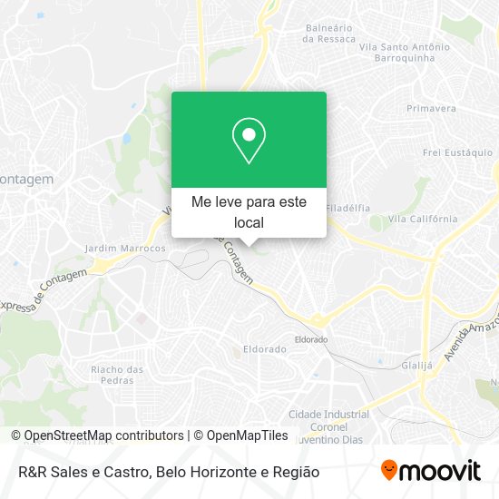 R&R Sales e Castro mapa