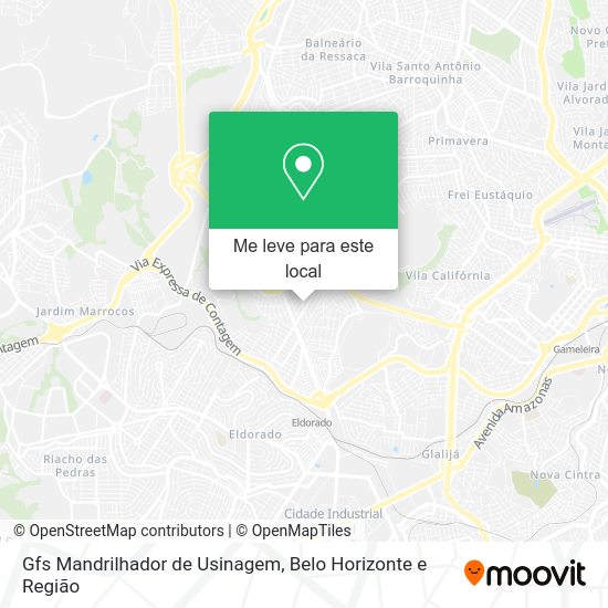 Gfs Mandrilhador de Usinagem mapa