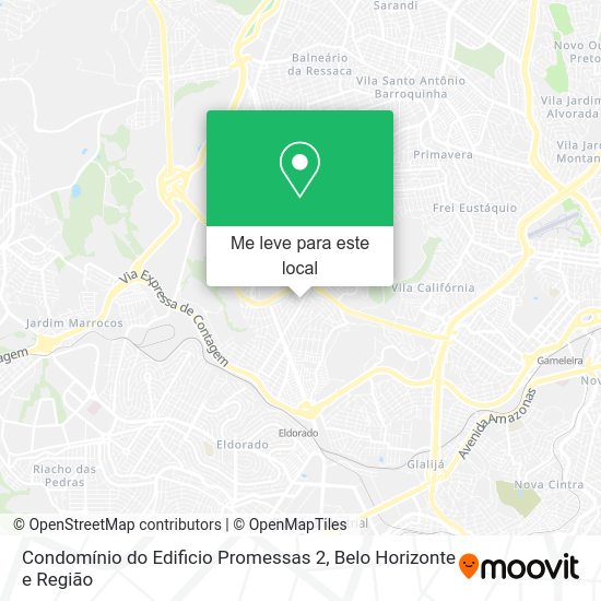 Condomínio do Edificio Promessas 2 mapa