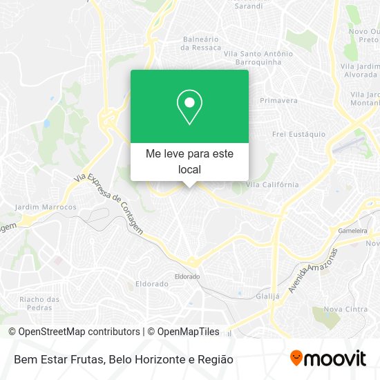 Bem Estar Frutas mapa
