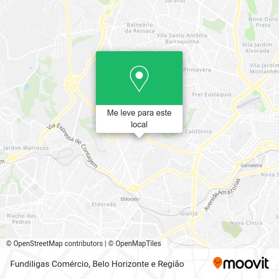 Fundiligas Comércio mapa