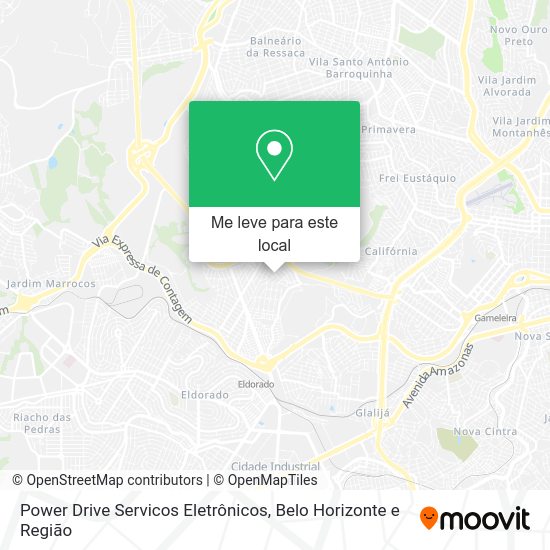 Power Drive Servicos Eletrônicos mapa