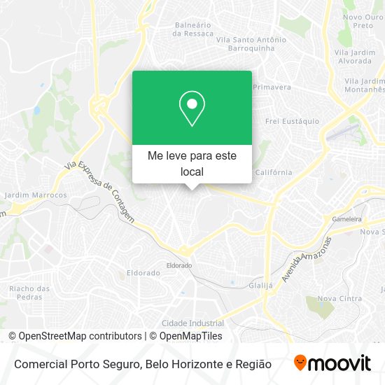 Comercial Porto Seguro mapa