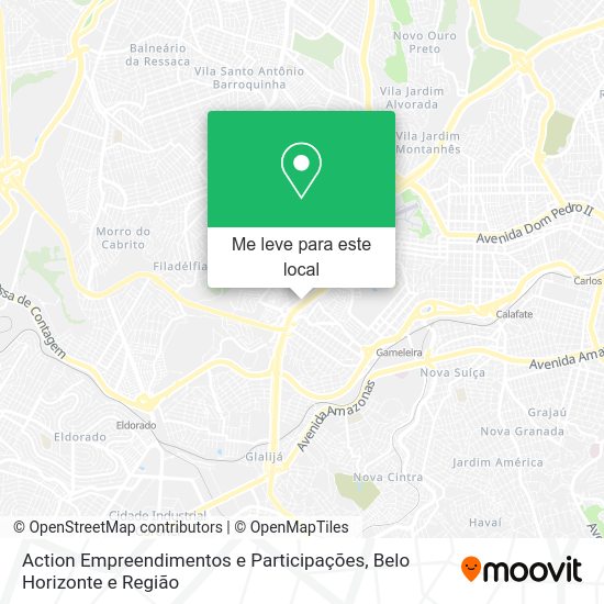 Action Empreendimentos e Participações mapa