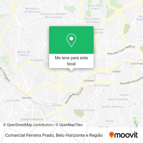 Comercial Ferreira Prado mapa