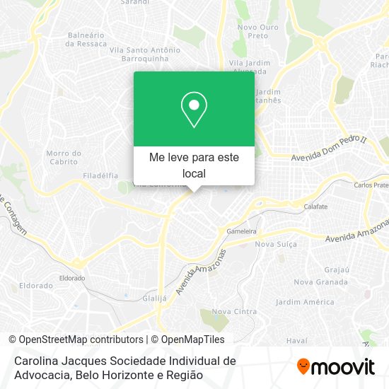 Carolina Jacques Sociedade Individual de Advocacia mapa