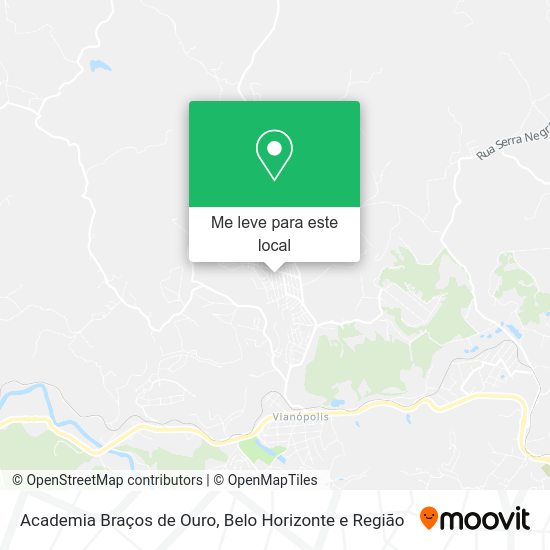 Academia Braços de Ouro mapa