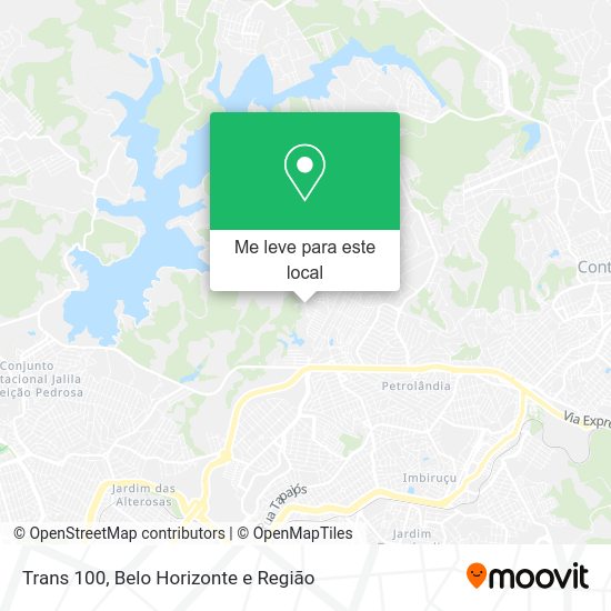 Trans 100 mapa