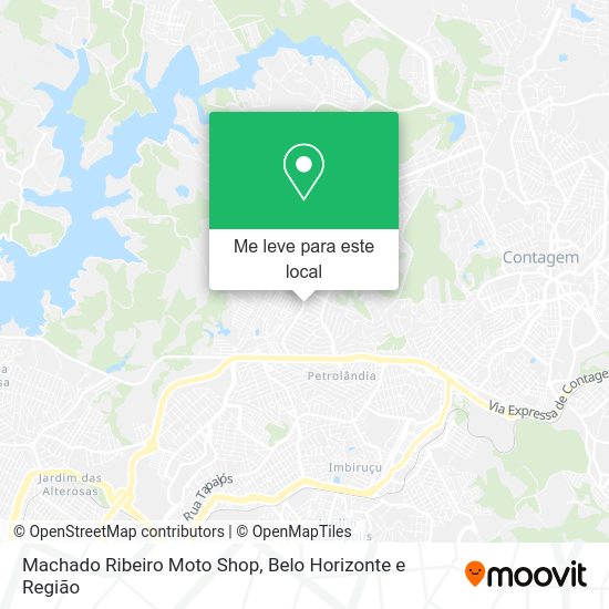 Machado Ribeiro Moto Shop mapa