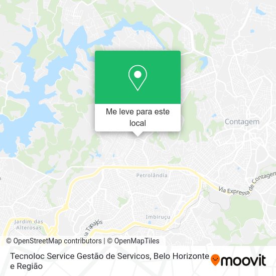Tecnoloc Service Gestão de Servicos mapa