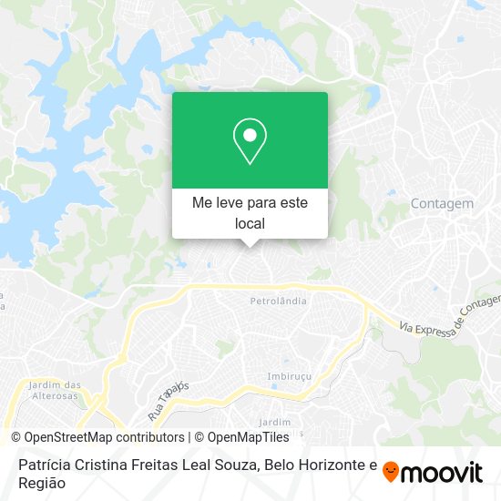 Patrícia Cristina Freitas Leal Souza mapa
