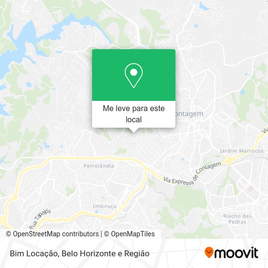 Bim Locação mapa
