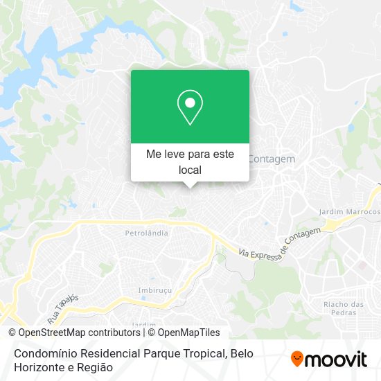 Condomínio Residencial Parque Tropical mapa