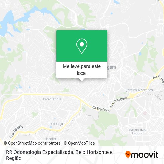RR Odontologia Especializada mapa