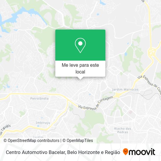 Centro Automotivo Bacelar mapa