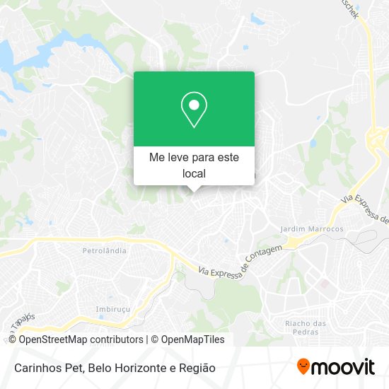 Carinhos Pet mapa
