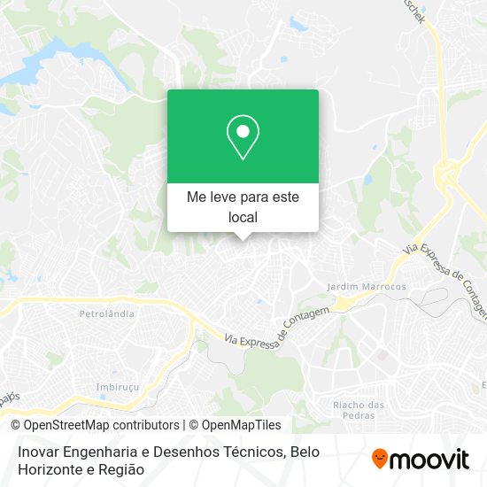 Inovar Engenharia e Desenhos Técnicos mapa