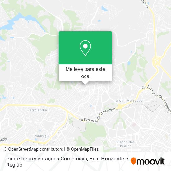 Pierre Representações Comerciais mapa