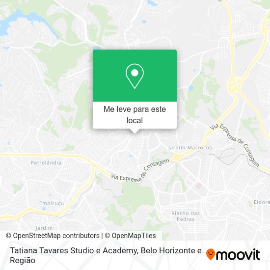 Tatiana Tavares Studio e Academy mapa