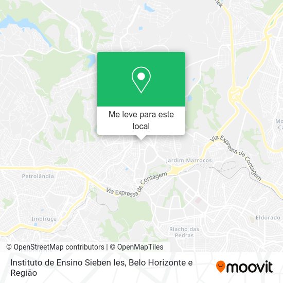 Instituto de Ensino Sieben Ies mapa