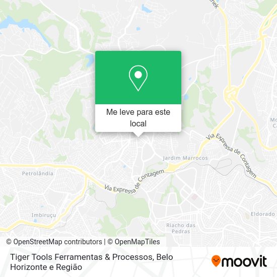 Tiger Tools Ferramentas & Processos mapa