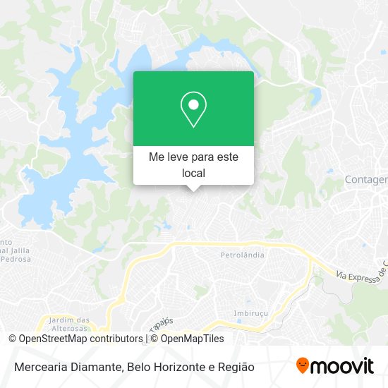 Mercearia Diamante mapa