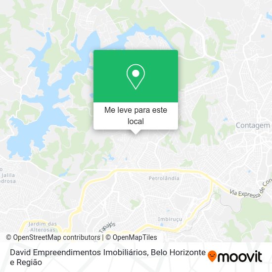 David Empreendimentos Imobiliários mapa