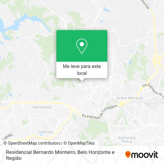 Residencial Bernardo Monteiro mapa