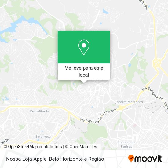 Nossa Loja Apple mapa