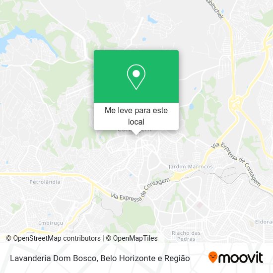 Lavanderia Dom Bosco mapa