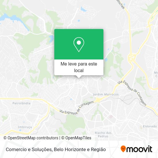 Comercio e Soluções mapa