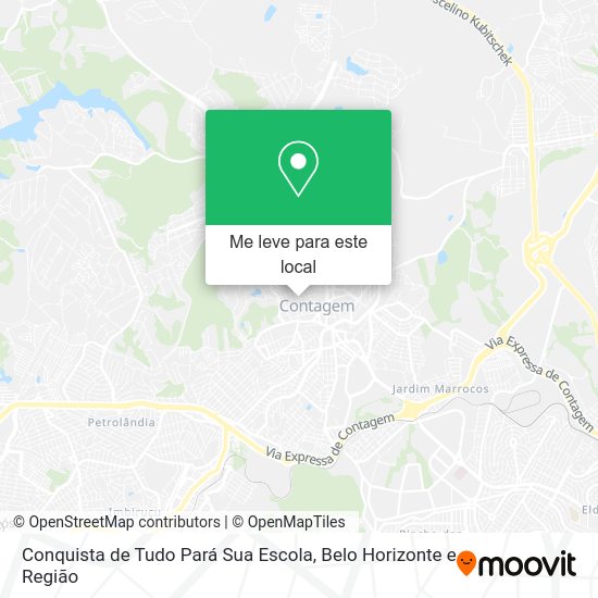 Conquista de Tudo Pará Sua Escola mapa
