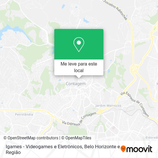 Igames - Videogames e Eletrônicos mapa