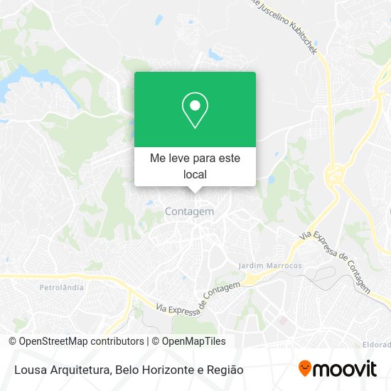 Lousa Arquitetura mapa